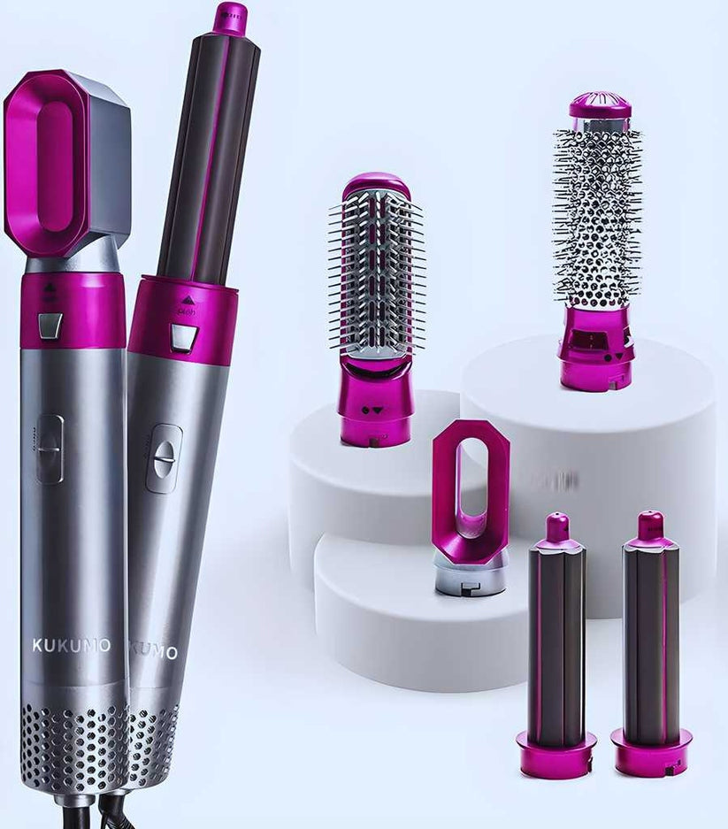 5 in 1 Hair Dryer Comb Multifunctional Styling Tool for Curly Hair